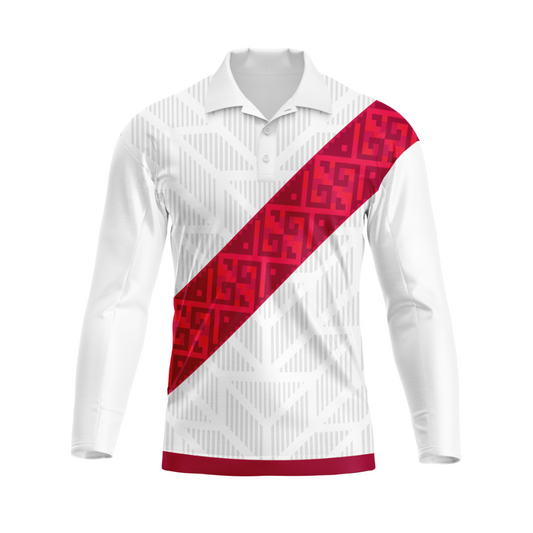 Next Print Polo Neck White Customized Jersey NP00001A122