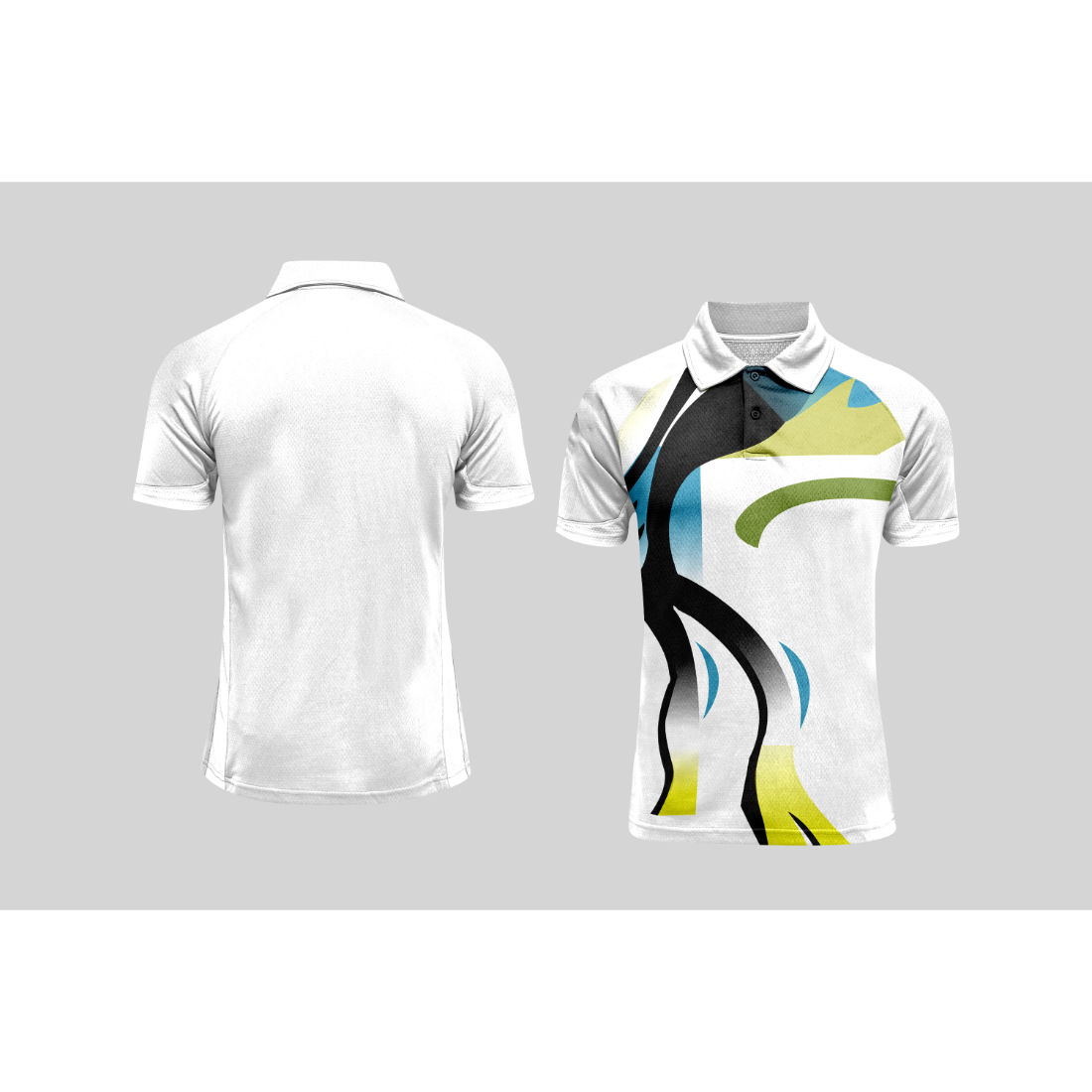 Next Print Cricket Polo Half White Customized Jersey NPCWH00A124