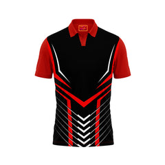 Red Polo Neck Half Sleeve T Shirt NextprintrC146