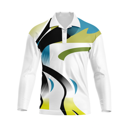 Next Print Polo Neck White Customized Jersey NP00001A125