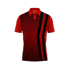 Red Polo Neck Half Sleeve T Shirt NextprintrC165