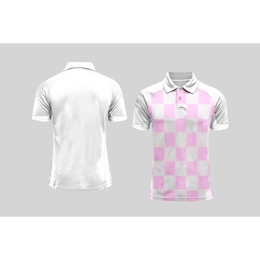 Next Print Cricket Polo Half White Customized Jersey NPCWH00A129