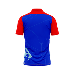 Next Print Ipl Delhi Capitals Printed Polo Collar Jersey
