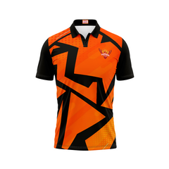 Next Print Ipl Hyderabad Printed Polo Collar Half Sleeves  Jersey