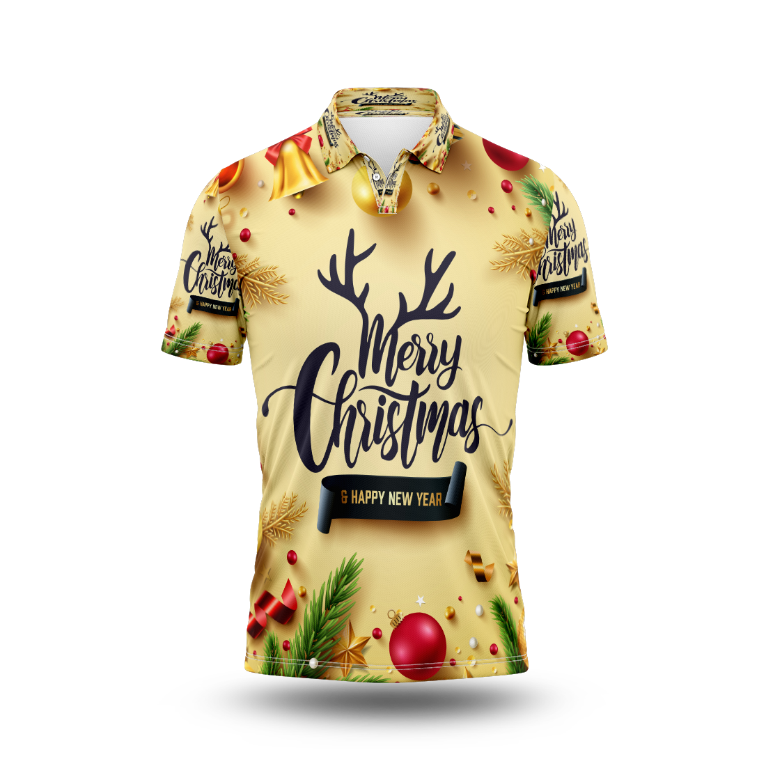 Merry Christmas Printed T-Shirt.