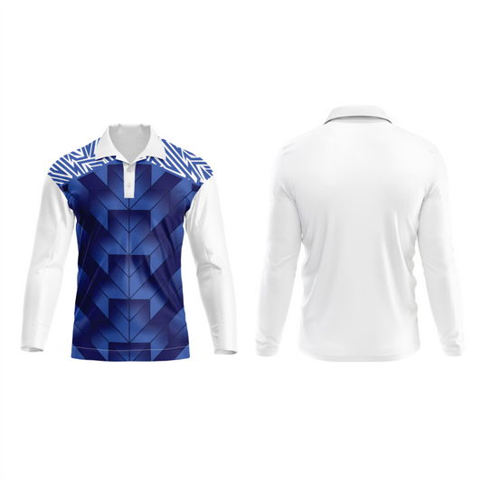 Next Print Polo Neck White Customized Jersey NP00001A240