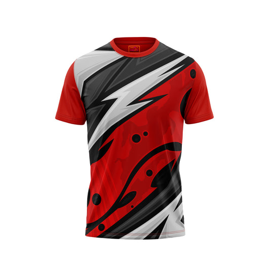 Red Round Neck Half Sleeve Tshirt NextprintrL182