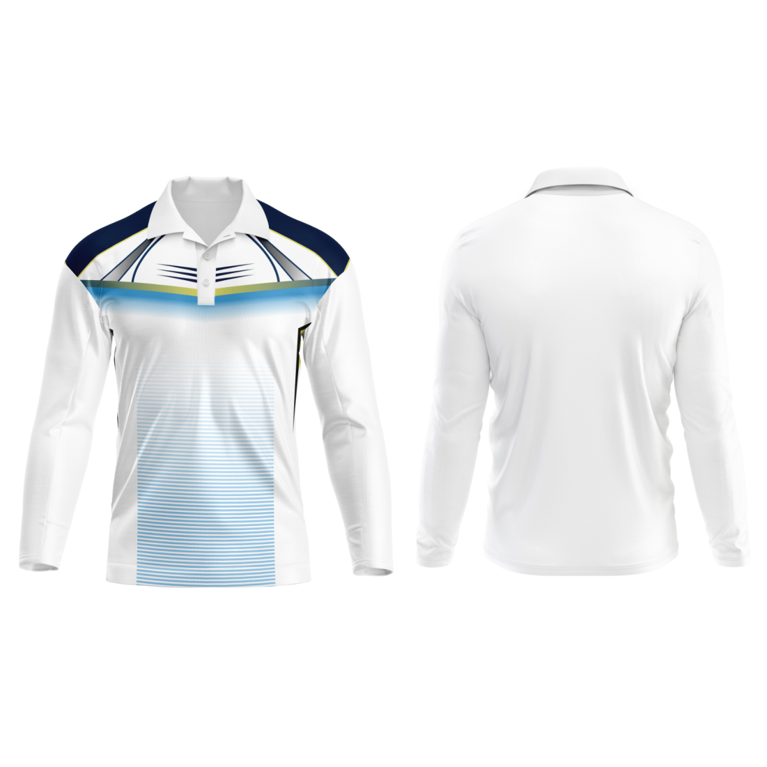 Next Print Polo Neck White Customized Jersey NP00001A127
