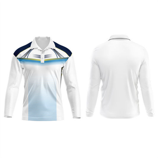 Next Print Polo Neck White Customized Jersey NP00001A127