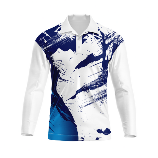 Next Print Polo Neck White Customized Jersey NP00001A141