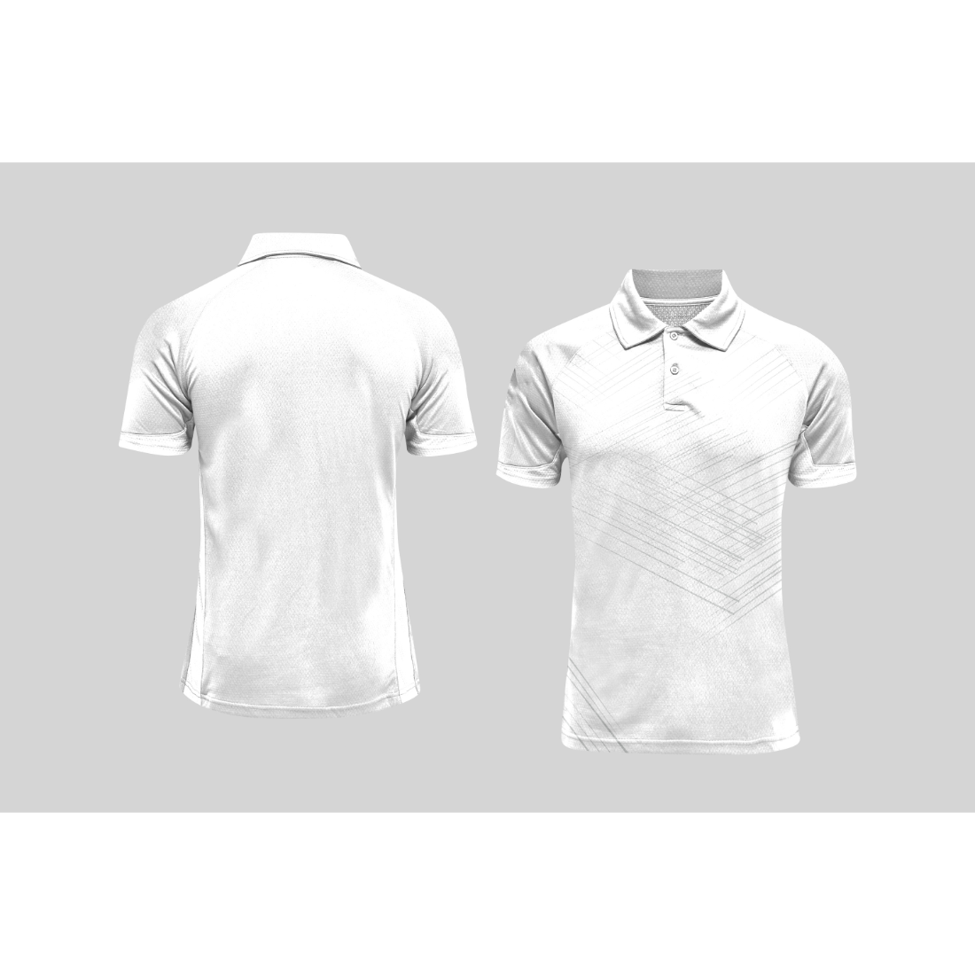 Next Print Cricket Polo Half White Customized Jersey NPCWH00A142