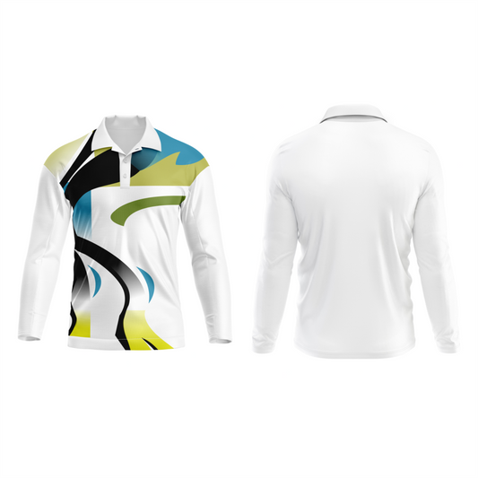 Next Print Polo Neck White Customized Jersey NP00001A125