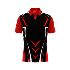 Red Polo Neck Half Sleeve T Shirt NextprintrE117