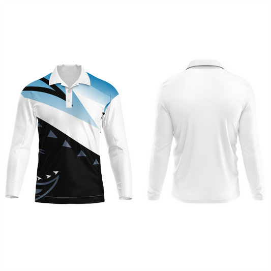 Next Print Polo Neck White Customized Jersey NP00001A124
