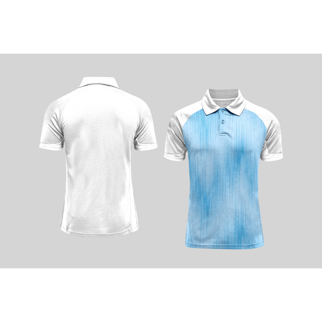 Next Print Cricket Polo Half White Customized Jersey NPCWH00A145