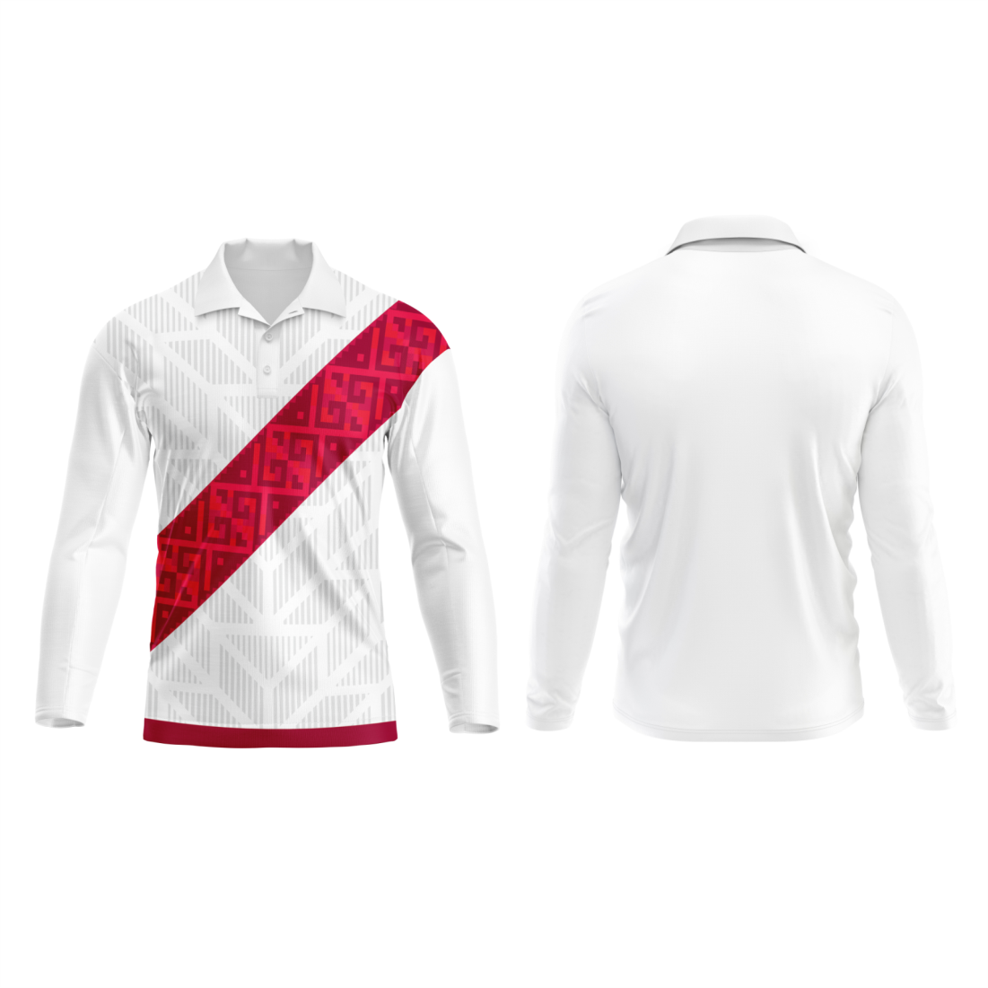Next Print Polo Neck White Customized Jersey NP00001A122