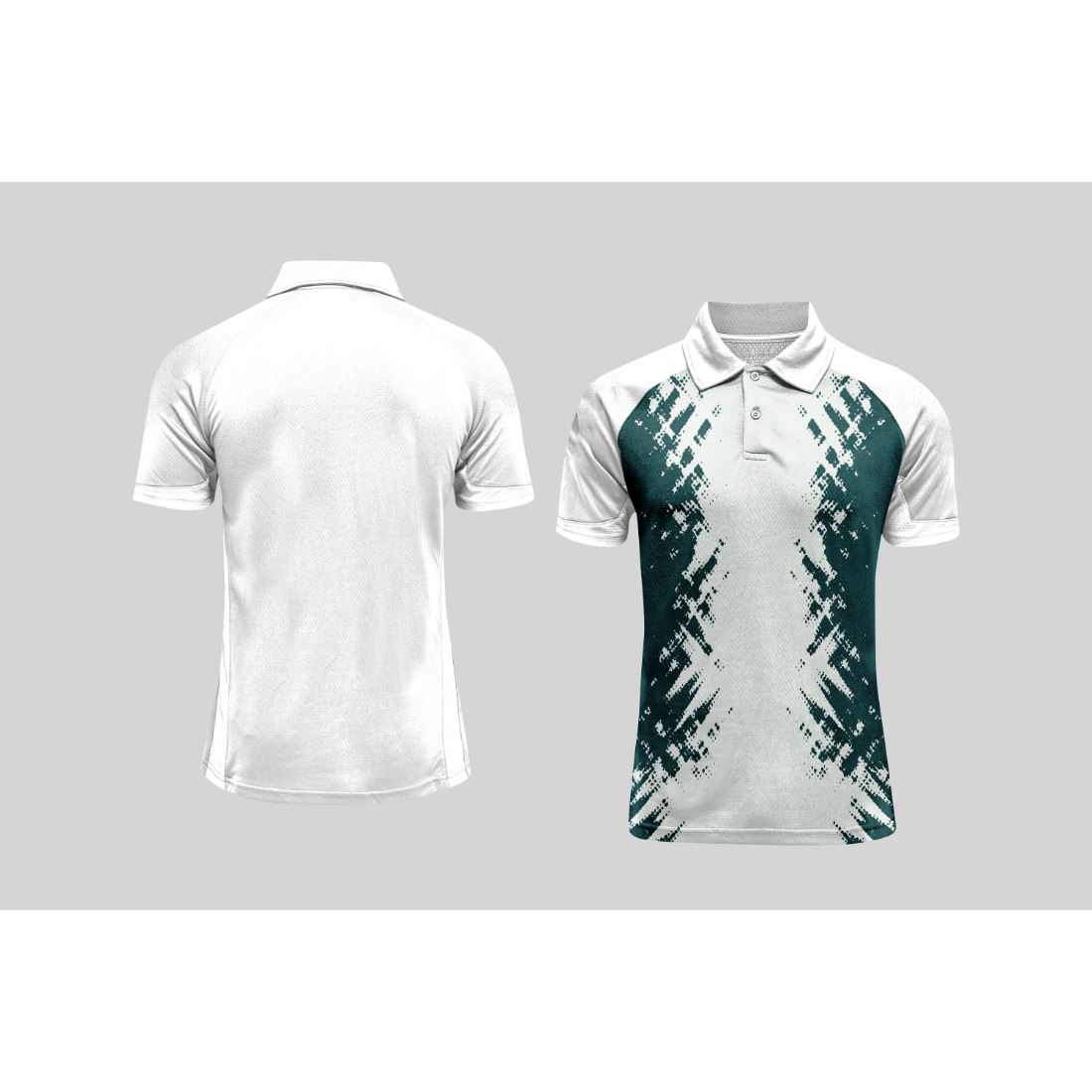 Next Print Cricket Polo Half White Customized Jersey NPCWH00A147