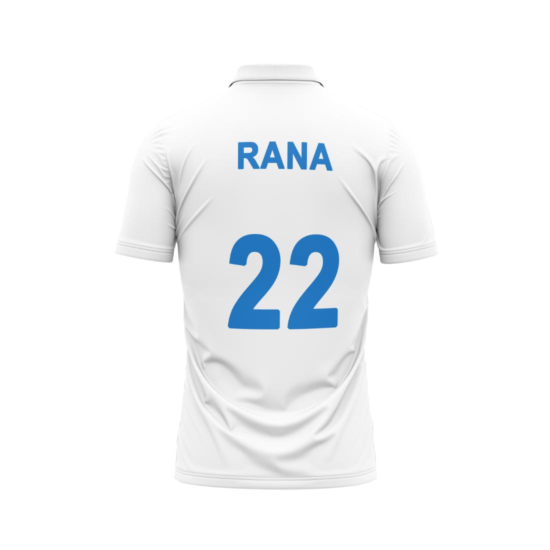 Next Print Rana Indian Test Cricket Team Jersey