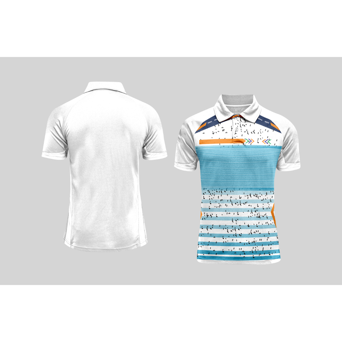 Next Print Cricket Polo Half White Customized Jersey NPCWH00A14