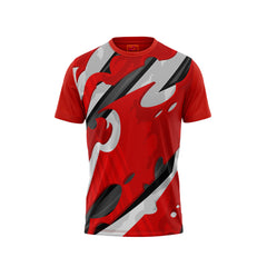 Red Round Neck Half Sleeve Tshirt NextprintrL184
