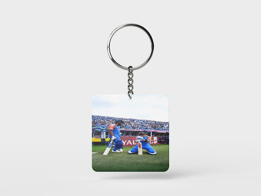 Next Print Kohil Worldcup with Rohit  Square Keychain