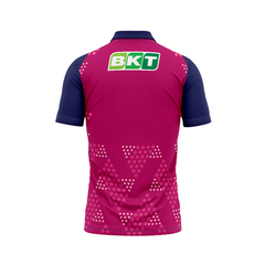 Next Print Ipl Rajasthan Royals Printed Polo Collar Jersey