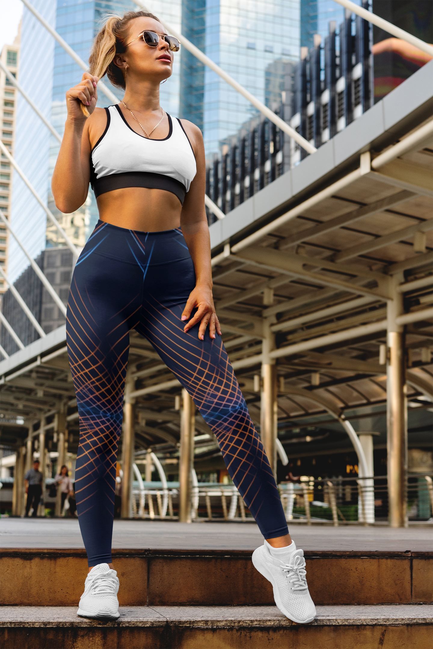Buy Zelocity High Rise High Quality Stretch Leggings - Bright Cobalt at  Rs.598 online | Activewear online
