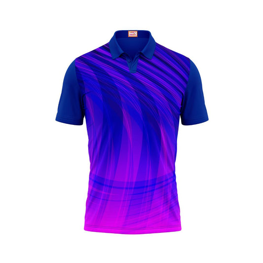 Next Print Customized Polo Neck Royal Blue Jersey NPTS42