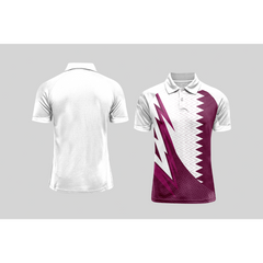 Next Print Cricket Polo Half White Customized Jersey NPCWH00A151