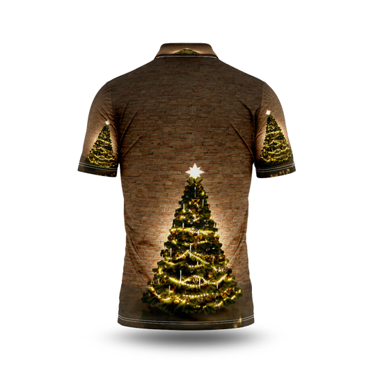 Christmas Tree Printed T-Shirt.