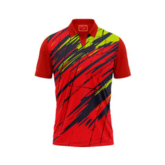 Next print Red Polo Neck Half Sleeve T Shirt  E189