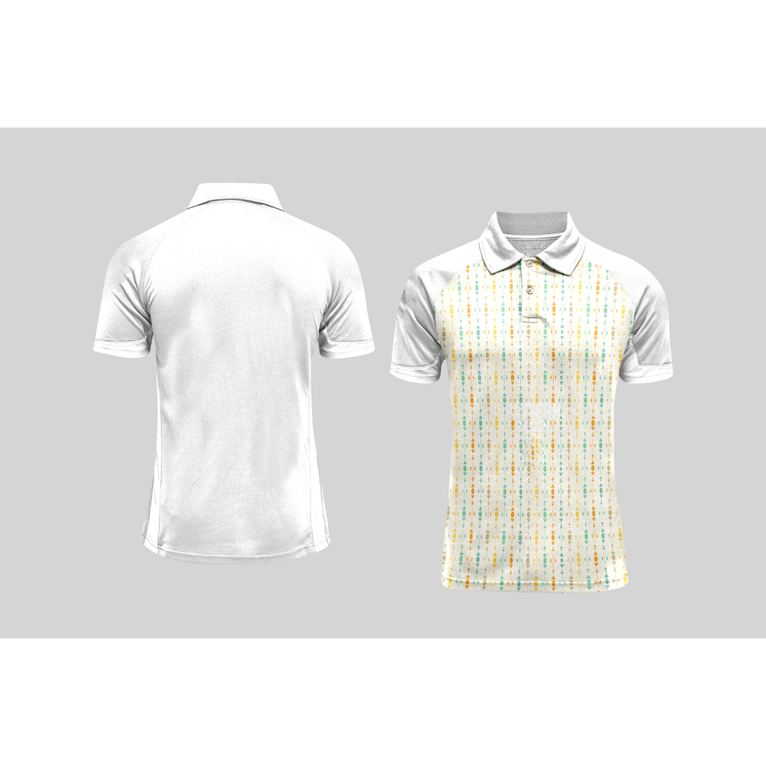 Next Print Cricket Polo Half White Customized Jersey NPCWH00A156