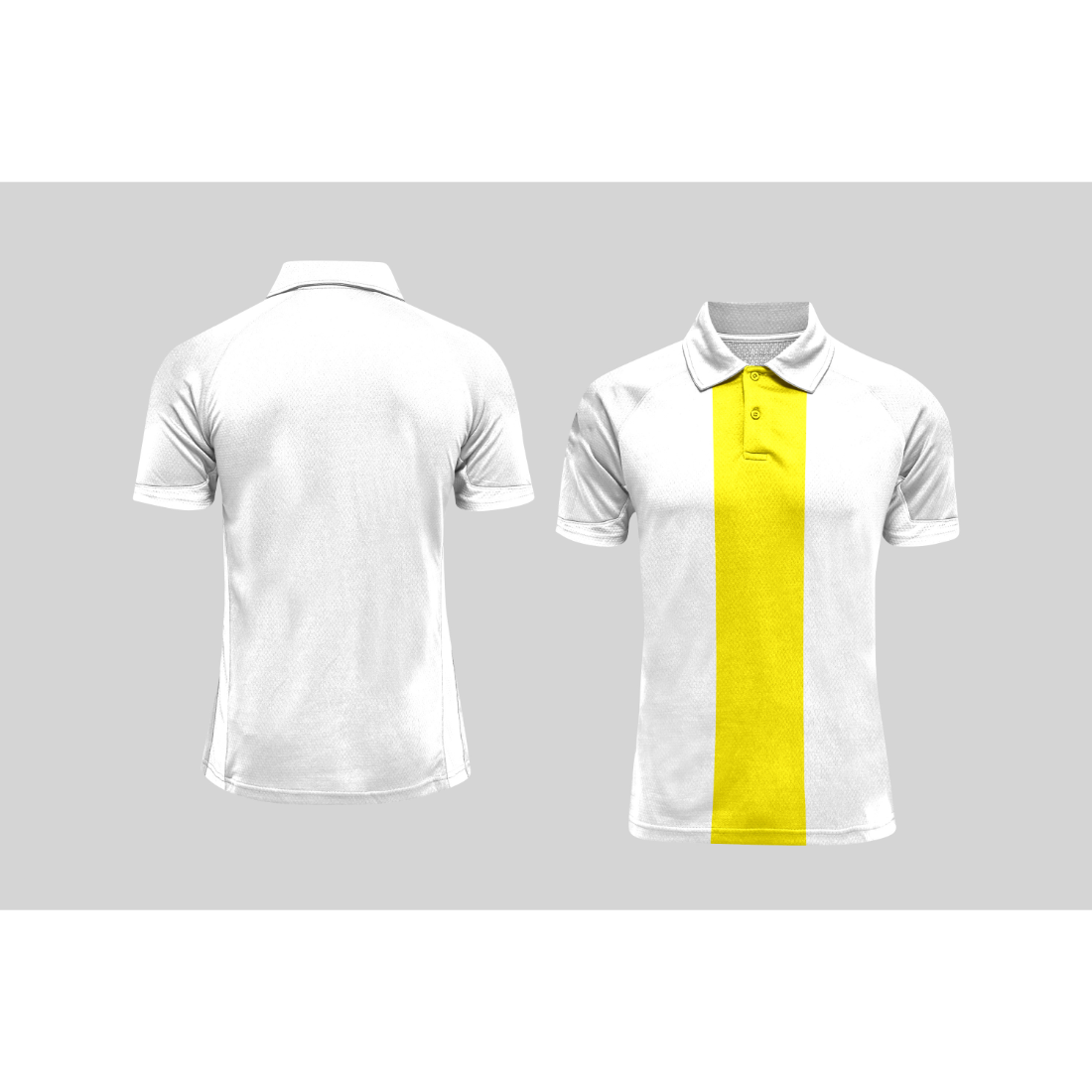Next Print Cricket Polo Half White Customized Jersey NPCWH00A157