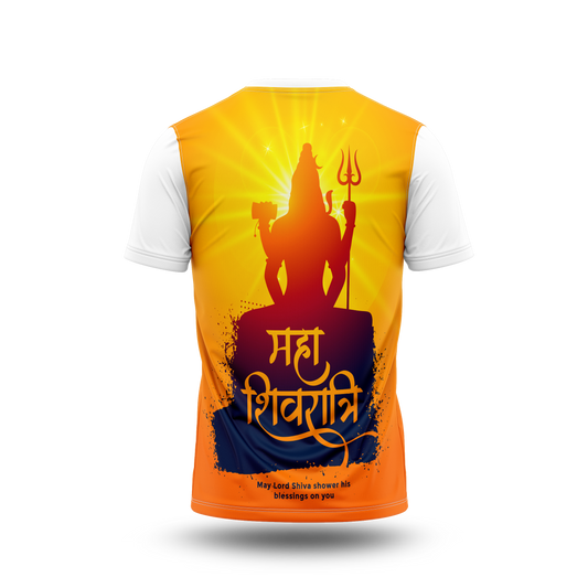Maha Shivaratri Photo Printed Tshirt