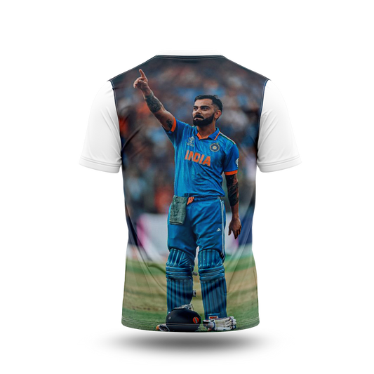 Virat Kohli Photo Printed T-Shirt.