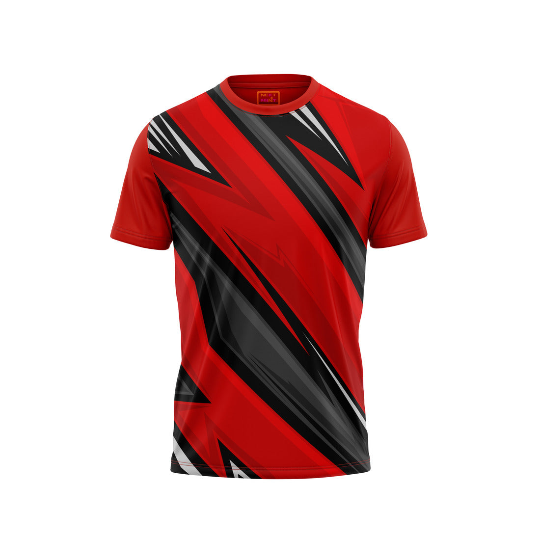 Red Round Neck Half Sleeve Tshirt NextprintrL185