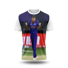 Mohammed Shami Photo Printed T-Shirt.