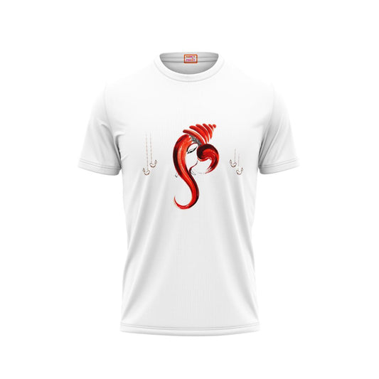 Next Print Ganesha Printed Tshirt White Colour Design 15