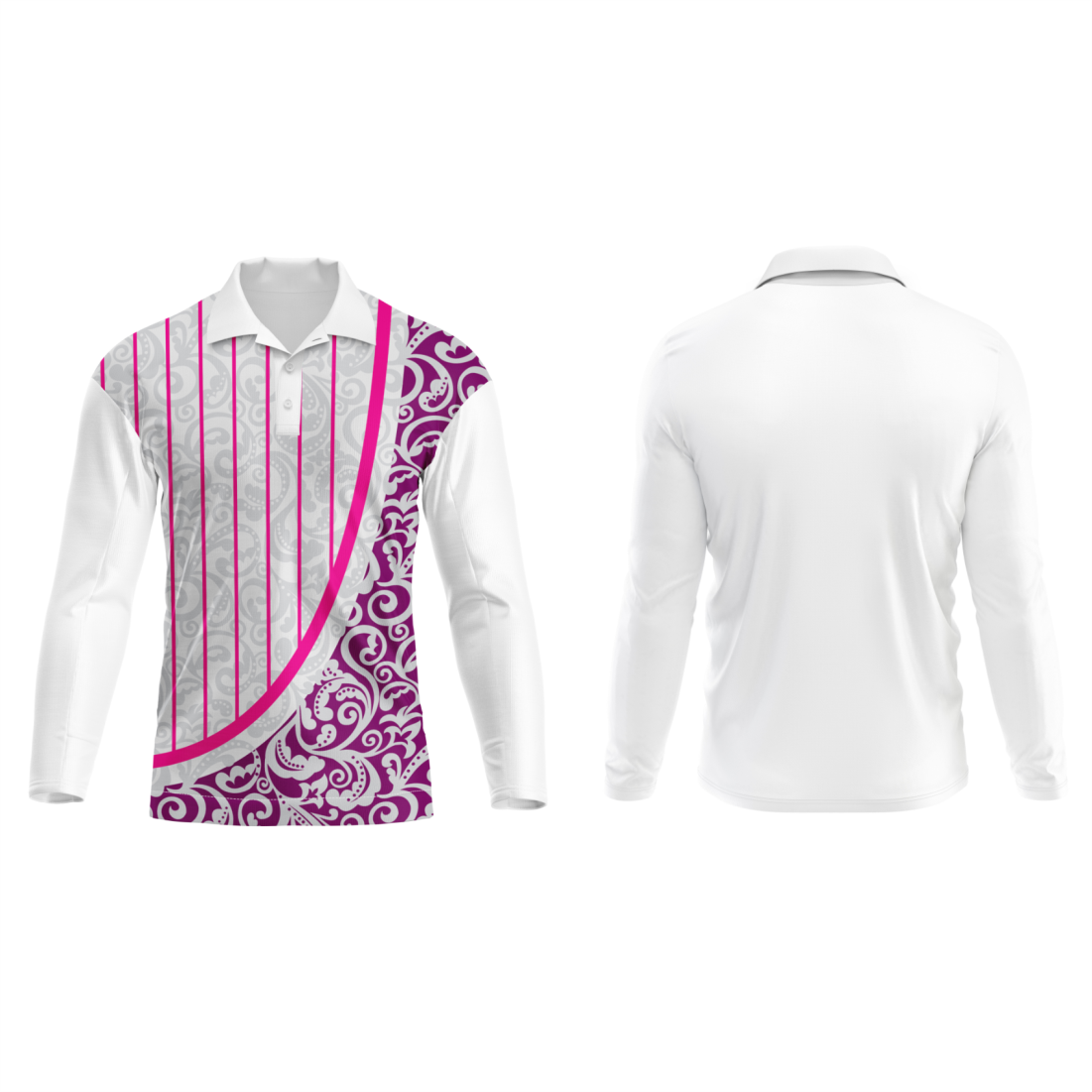Next Print Polo Neck White Customized Jersey NP00001A110