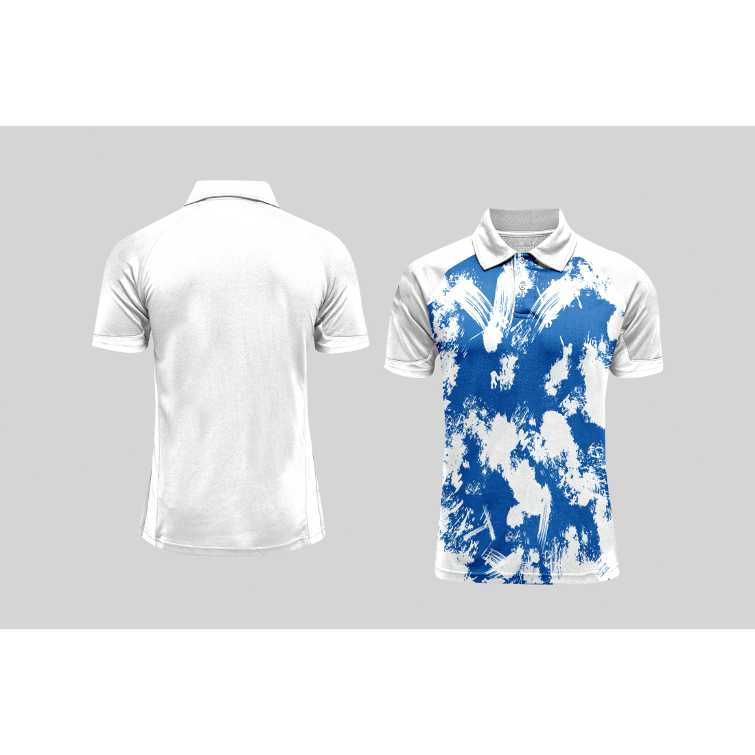 Next Print Cricket Polo Half White Customized Jersey NPCWH00A162