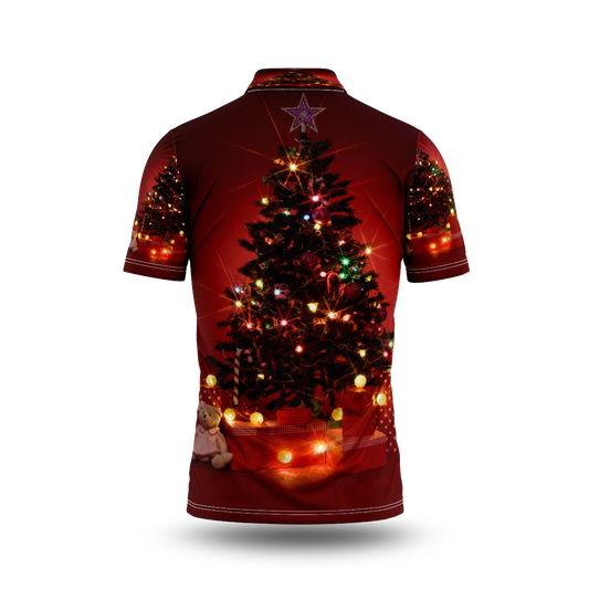 Christmas Tree Printed T-Shirt.