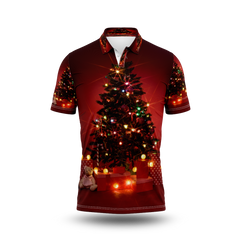 Christmas Tree Printed T-Shirt.
