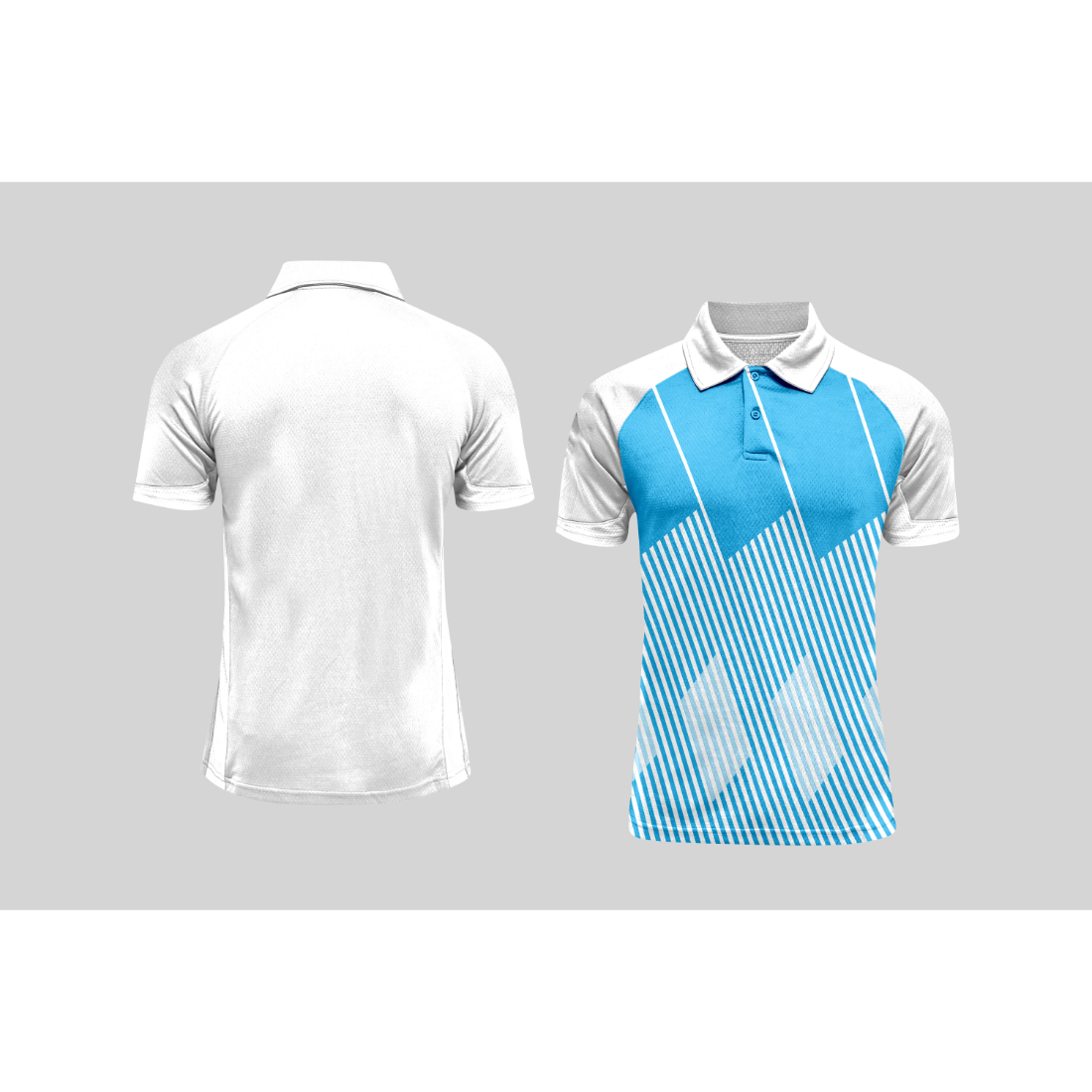 Next Print Cricket Polo Half White Customized Jersey NPCWH00A163