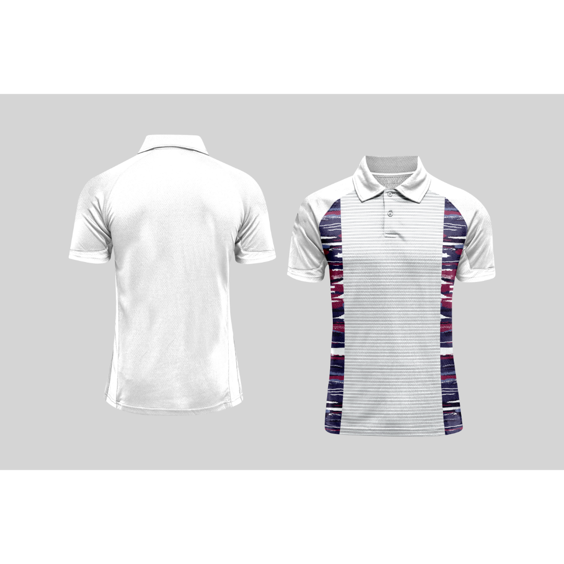 Next Print Cricket Polo Half White Customized Jersey NPCWH00A164