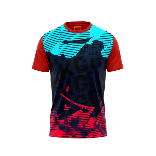 Red Round Neck Half Sleeve Tshirt NextprintrF173