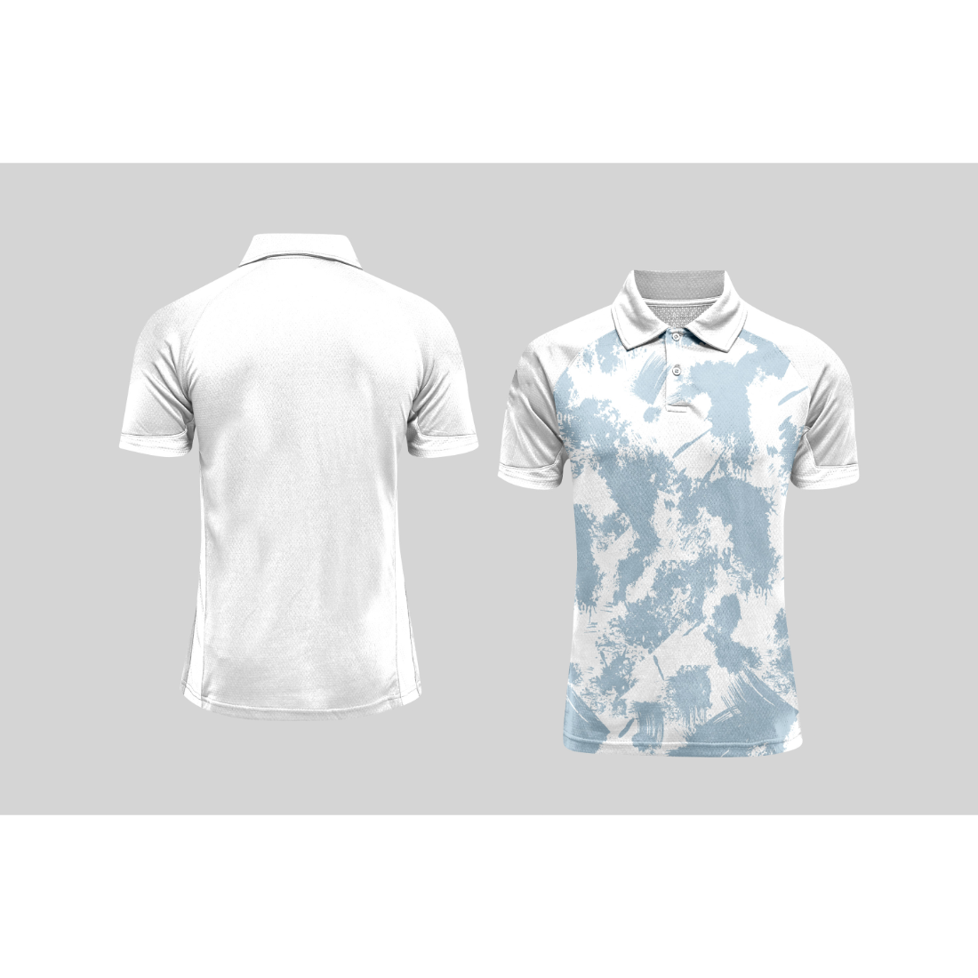 Next Print Cricket Polo Half White Customized Jersey NPCWH00A165