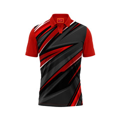 Next print  Red Polo Neck Half Sleeve T Shirt F187