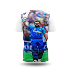 Rohit Sharma Photo Printed T-Shirt.