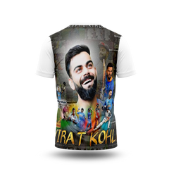 Virat Kohli Photo Printed T-Shirt.