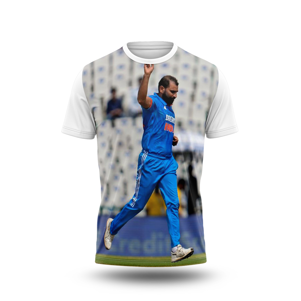 Mohammed Shami Photo Printed T-Shirt.